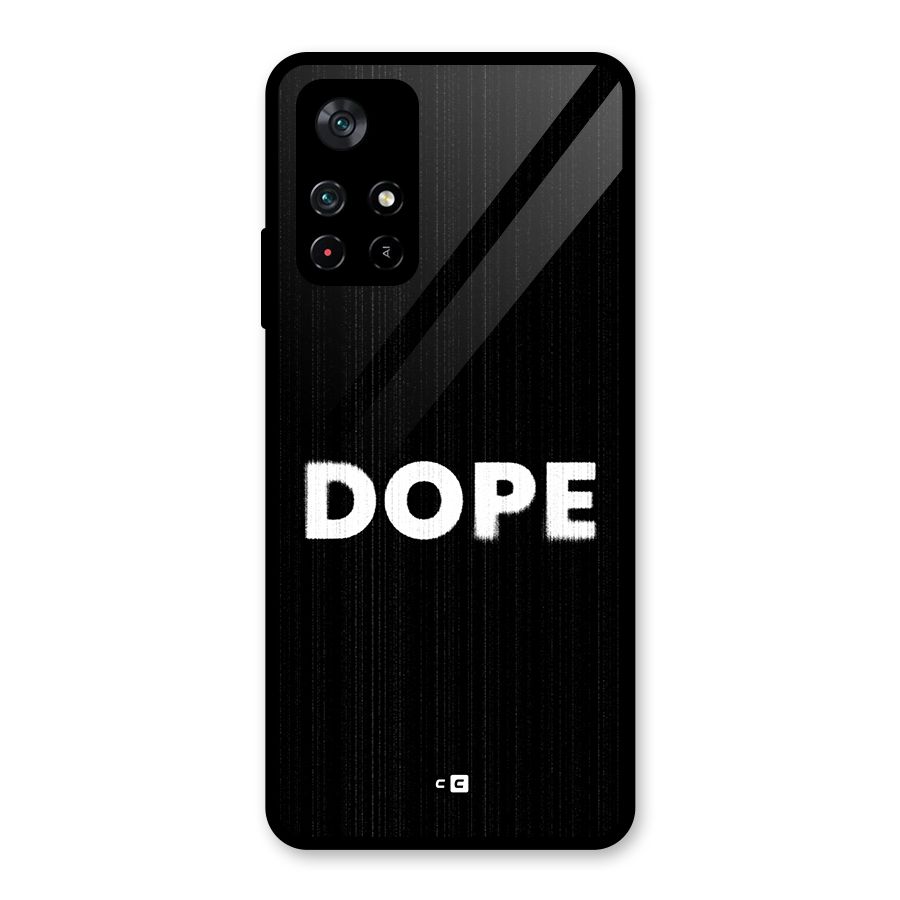 Sense Alert Glass Back Case for Poco M4 Pro 5G