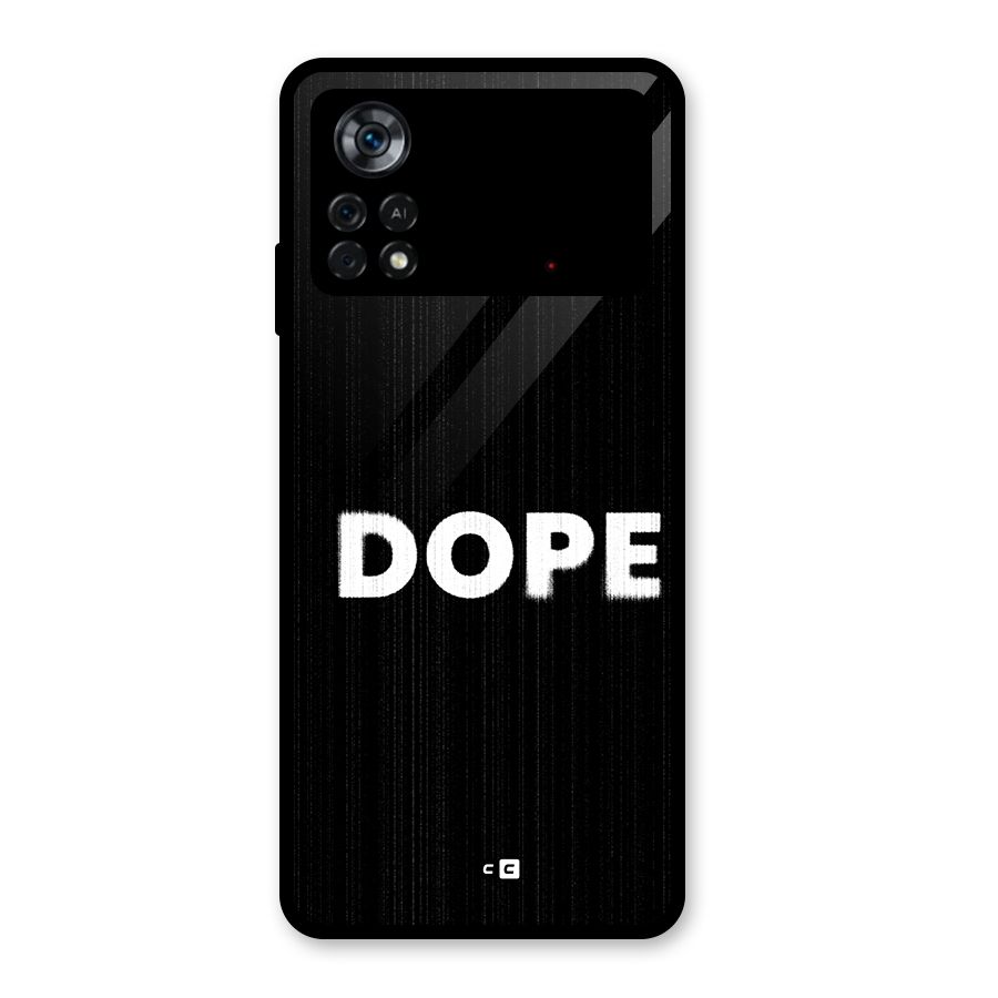 Sense Alert Glass Back Case for Poco X4 Pro 5G