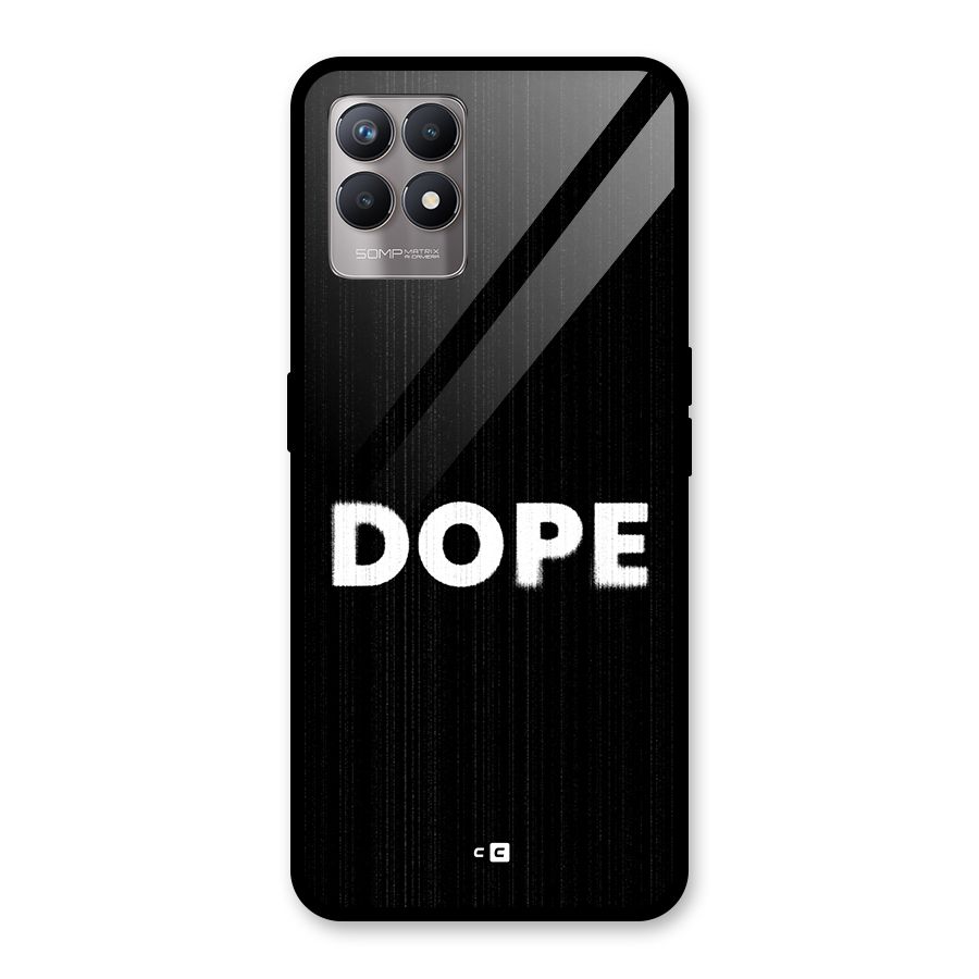 Sense Alert Glass Back Case for Realme 8i