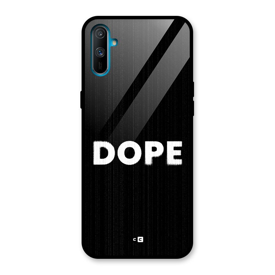 Sense Alert Glass Back Case for Realme C3
