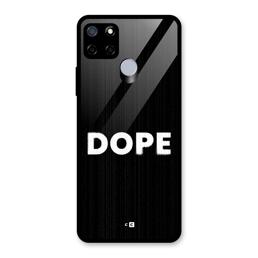 Sense Alert Glass Back Case for Realme Narzo 20