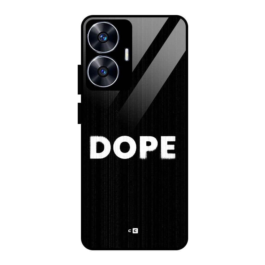 Sense Alert Glass Back Case for Realme Narzo N55