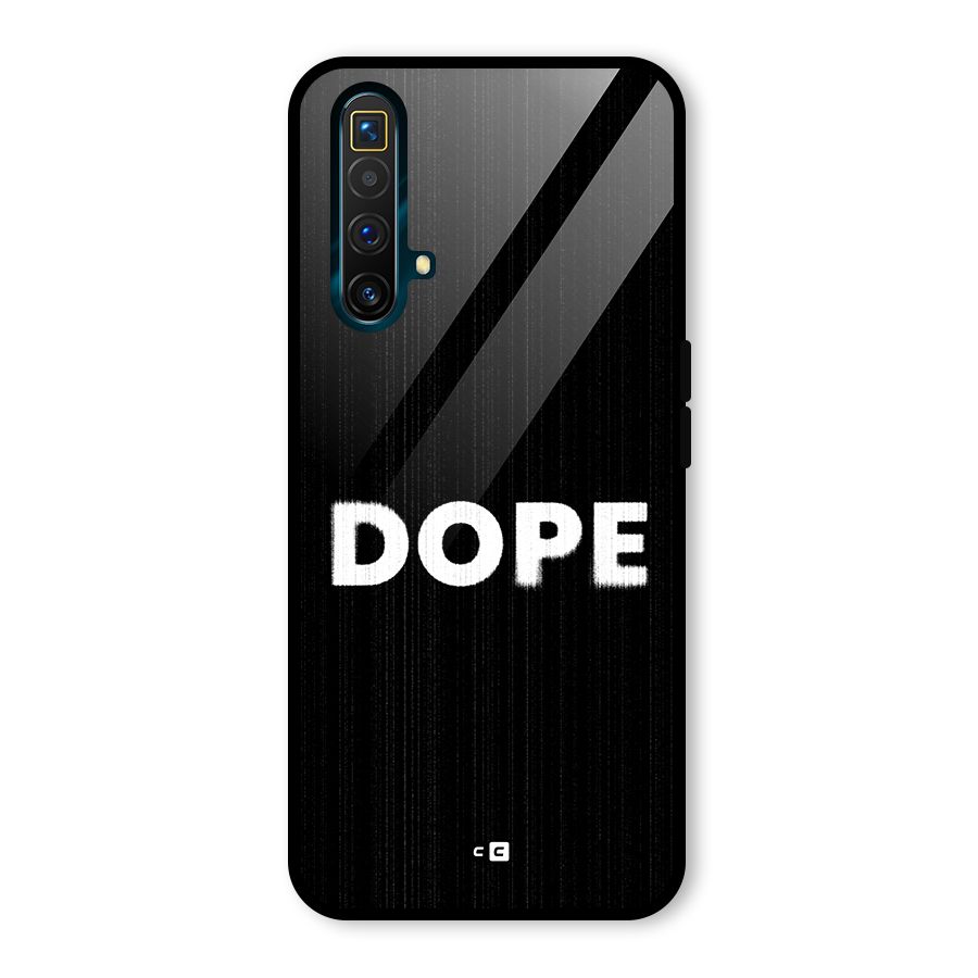 Sense Alert Glass Back Case for Realme X3