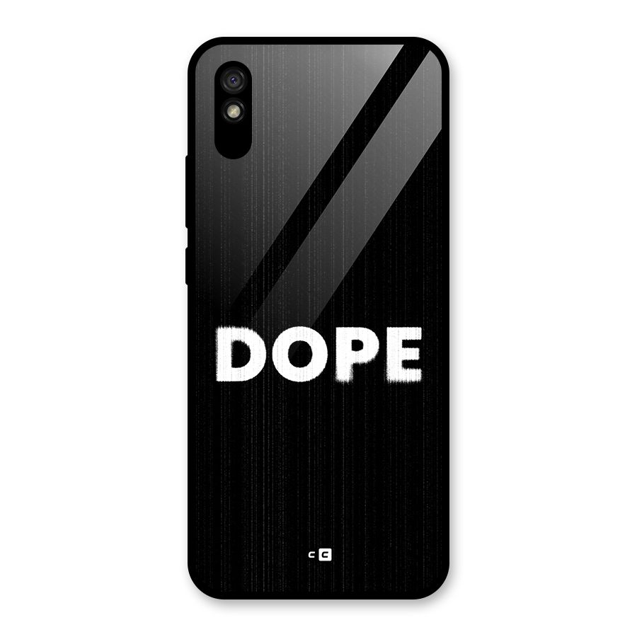 Sense Alert Glass Back Case for Redmi 9A