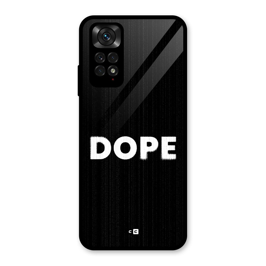 Sense Alert Glass Back Case for Redmi Note 11