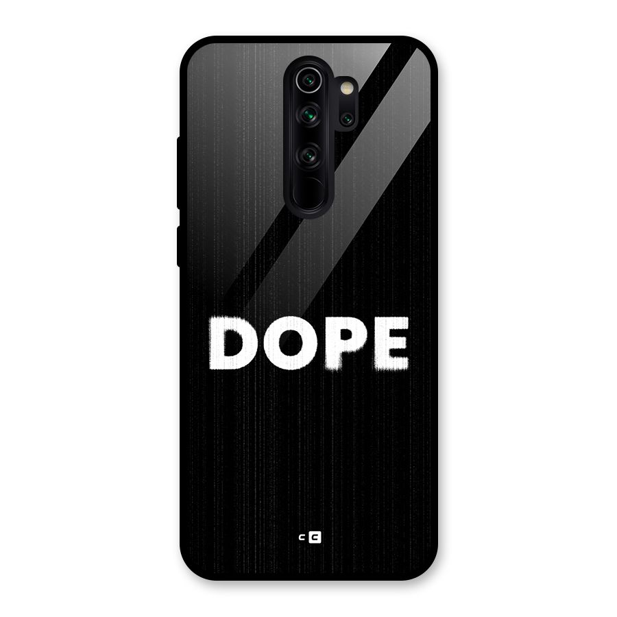 Sense Alert Glass Back Case for Redmi Note 8 Pro