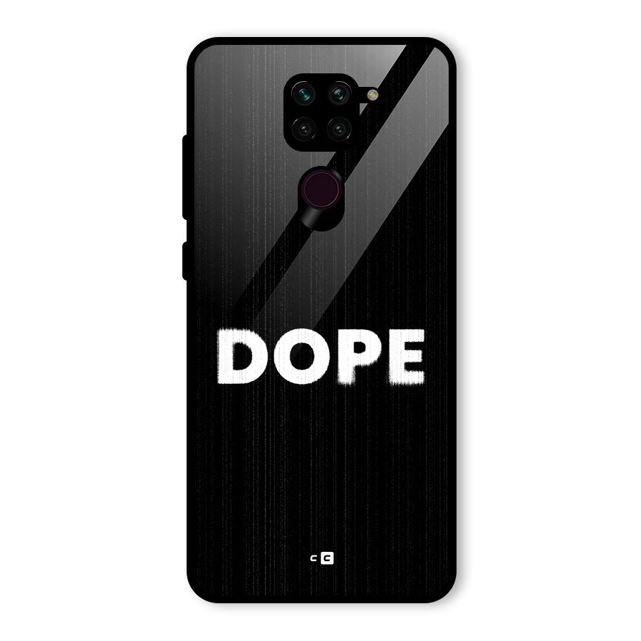 Sense Alert Glass Back Case for Redmi Note 9
