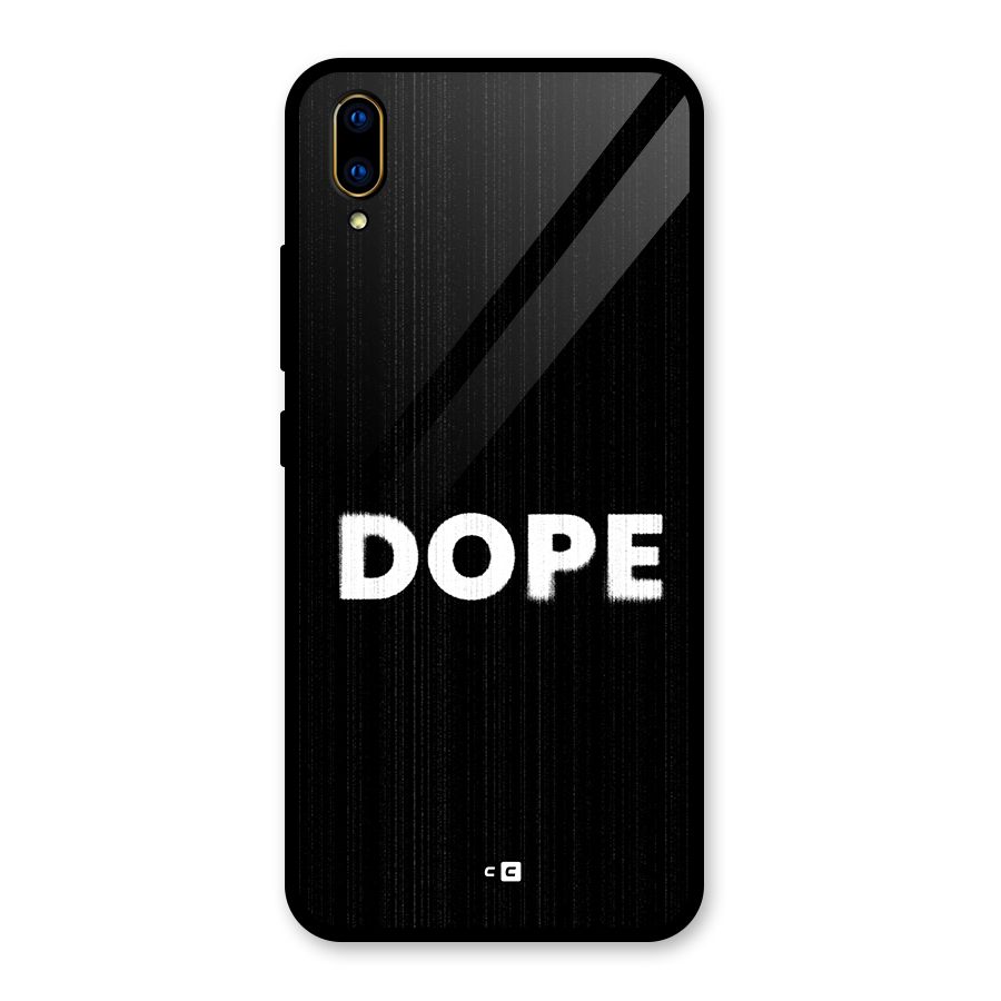 Sense Alert Glass Back Case for Vivo V11 Pro