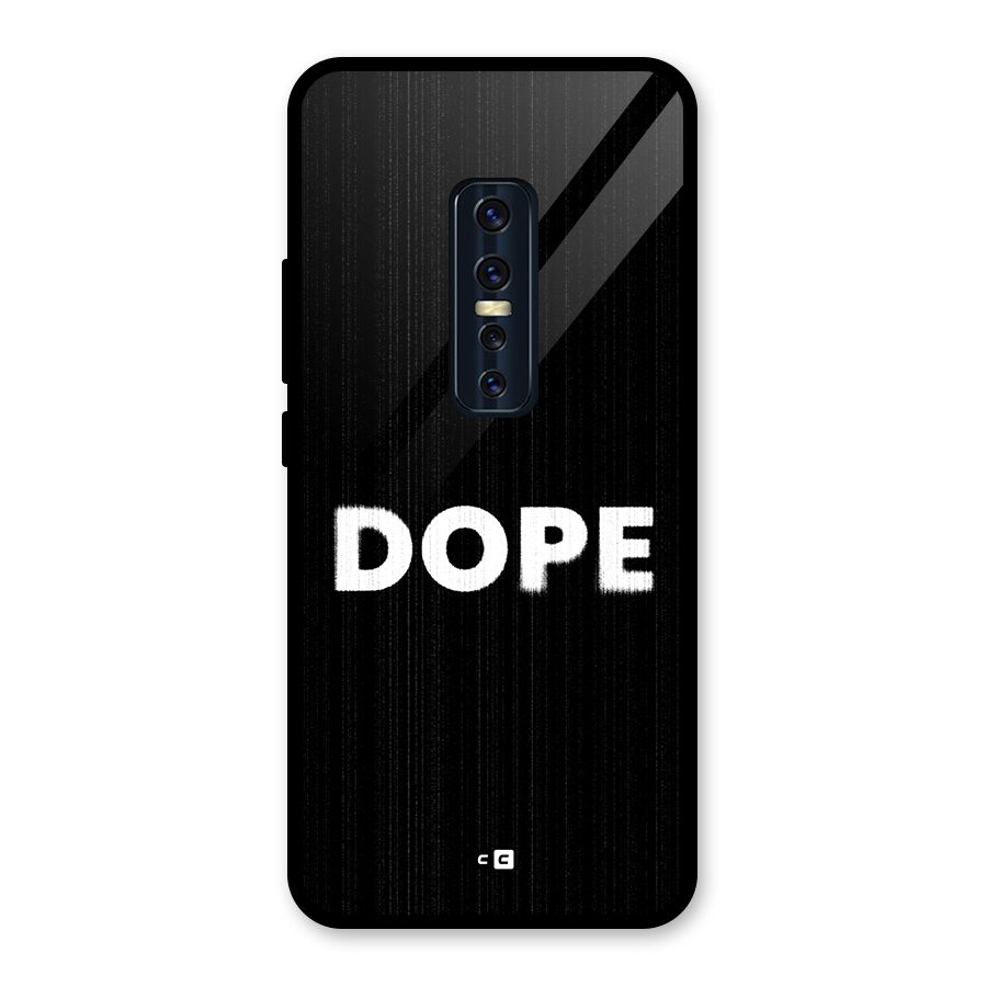 Sense Alert Glass Back Case for Vivo V17 Pro