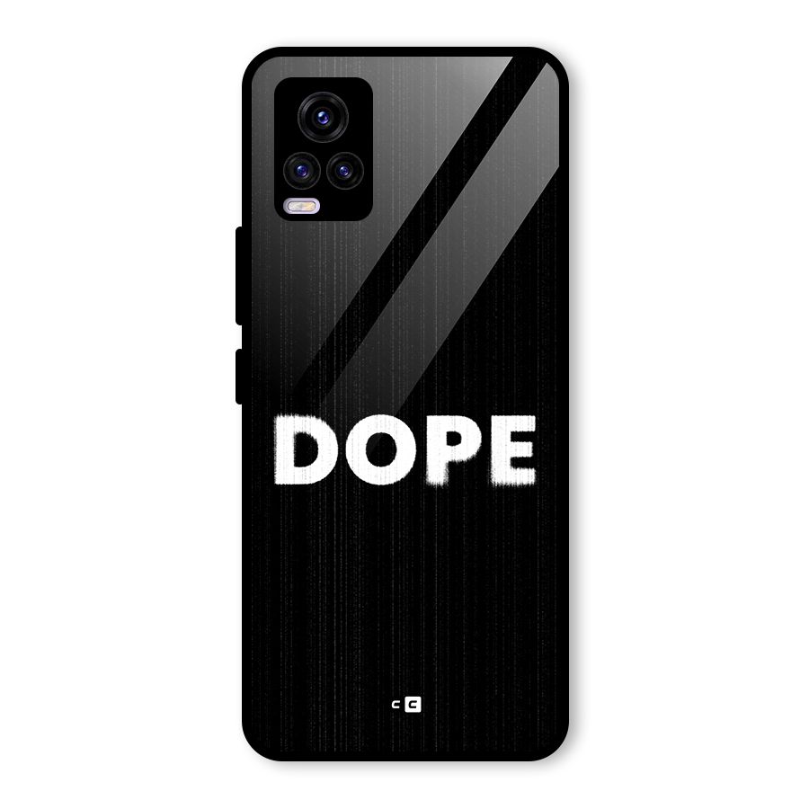 Sense Alert Glass Back Case for Vivo V20 2021