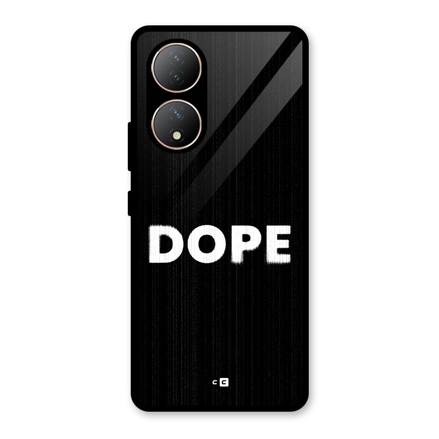 Sense Alert Glass Back Case for Vivo Y100A