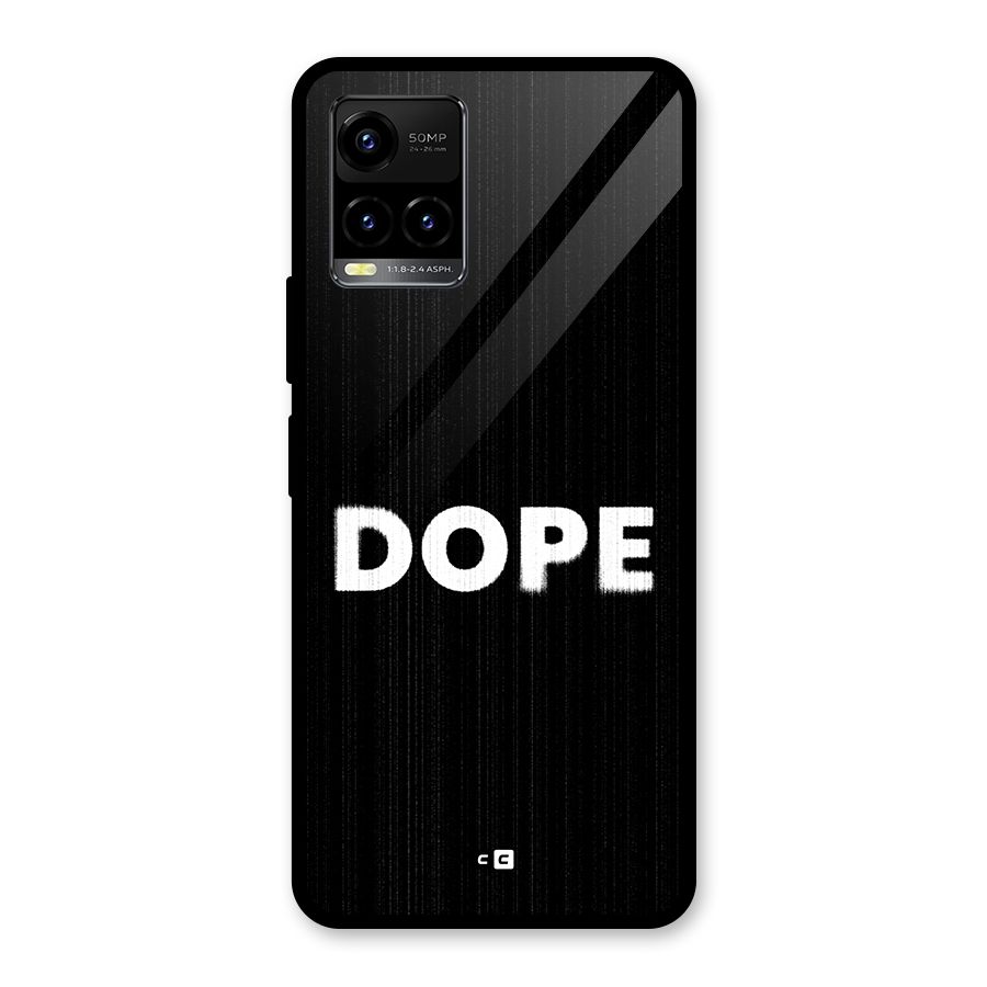 Sense Alert Glass Back Case for Vivo Y21T