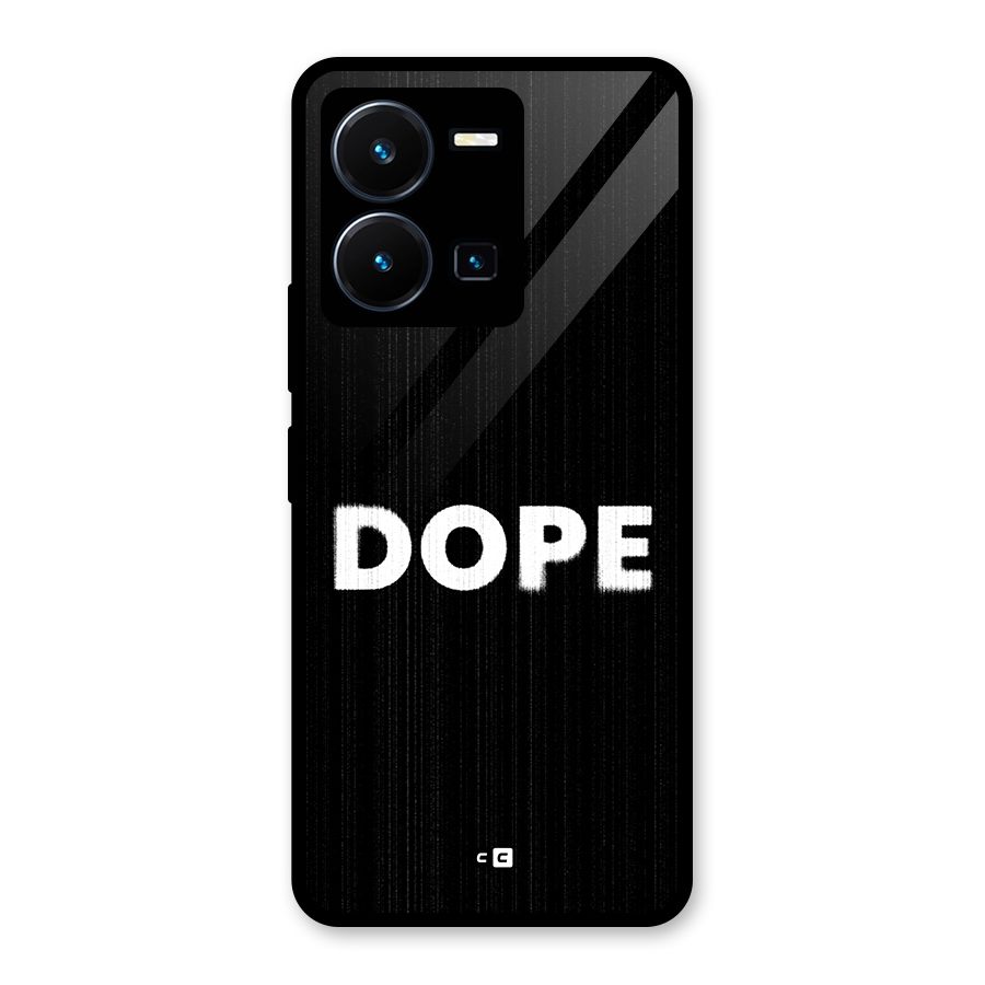 Sense Alert Glass Back Case for Vivo Y35