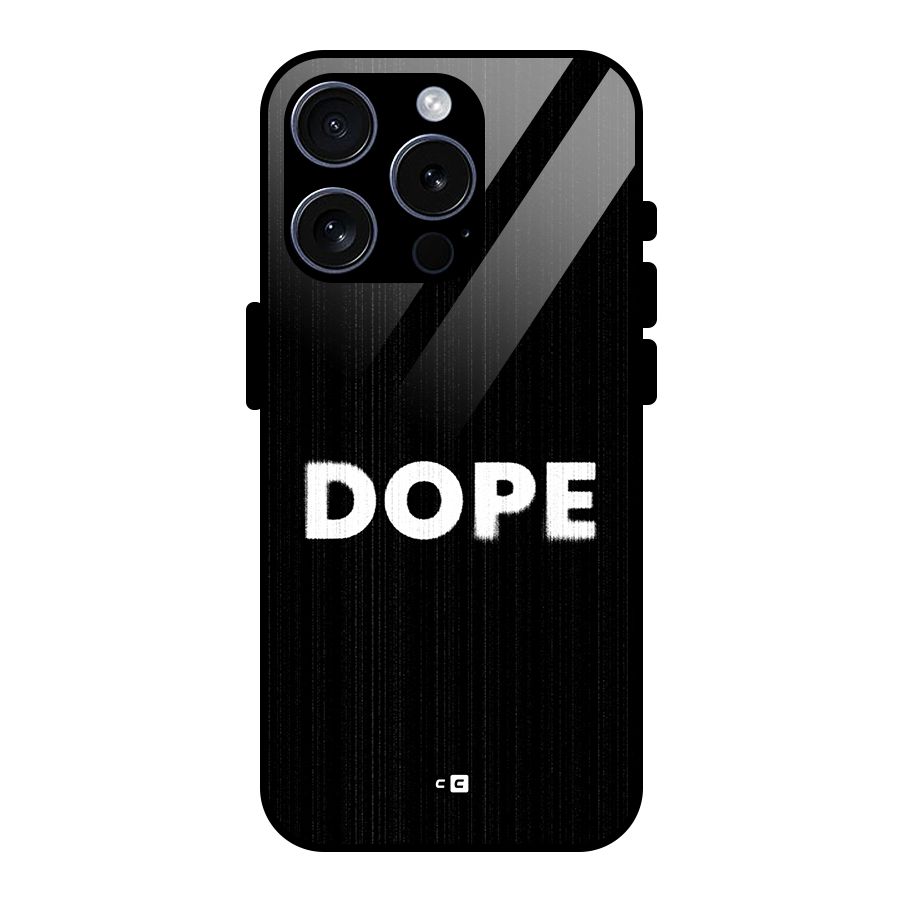 Sense Alert Glass Back Case for iPhone 15 Pro