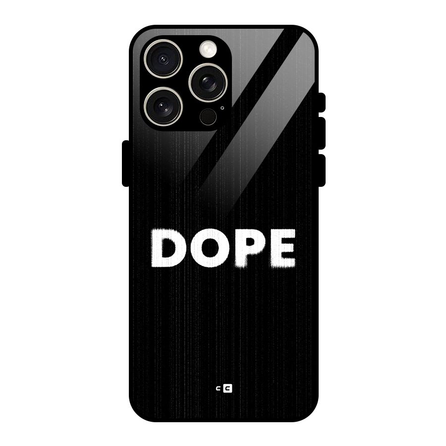 Sense Alert Glass Back Case for iPhone 15 Pro Max