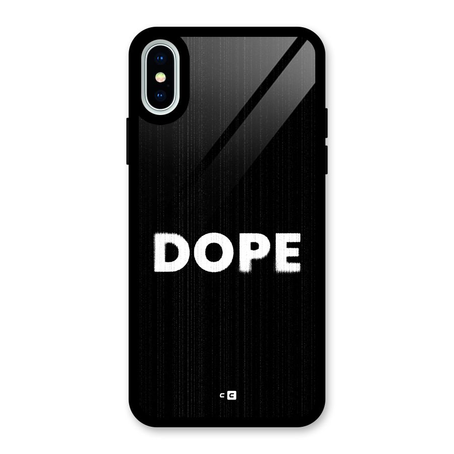 Sense Alert Glass Back Case for iPhone XS