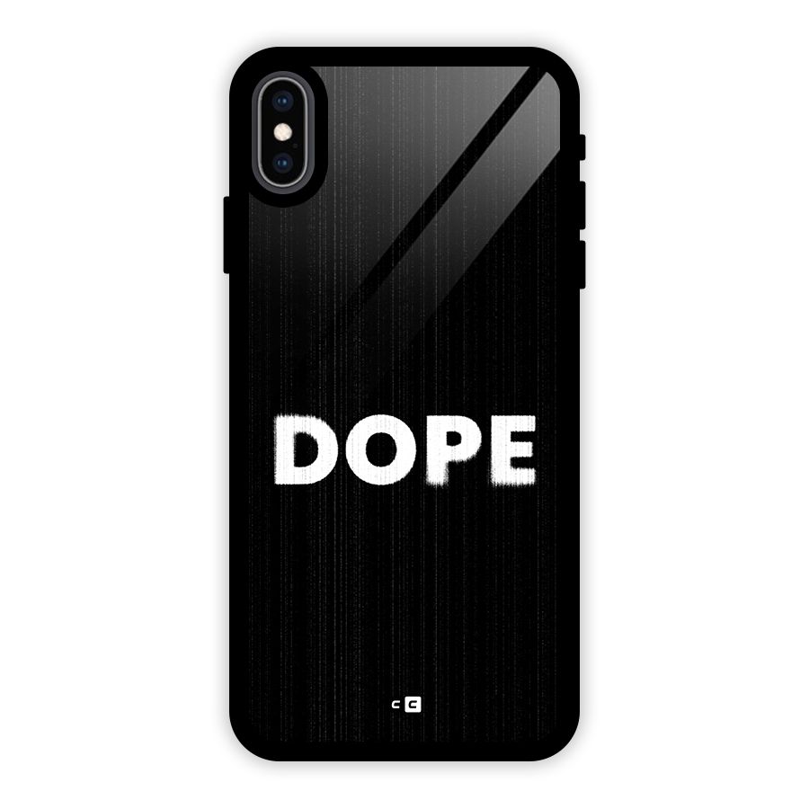Sense Alert Glass Back Case for iPhone XS Max