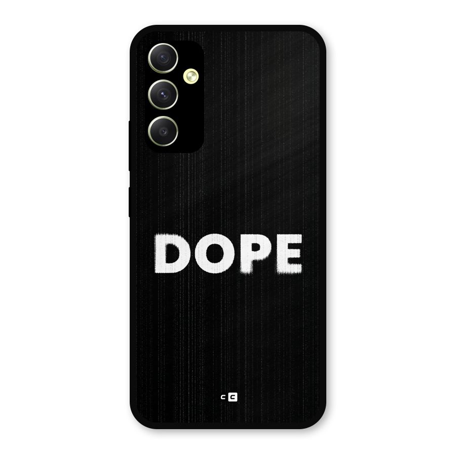 Sense Alert Metal Back Case for Galaxy A34