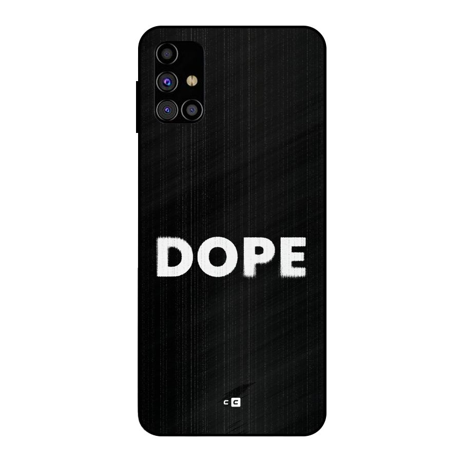 Sense Alert Metal Back Case for Galaxy M31s