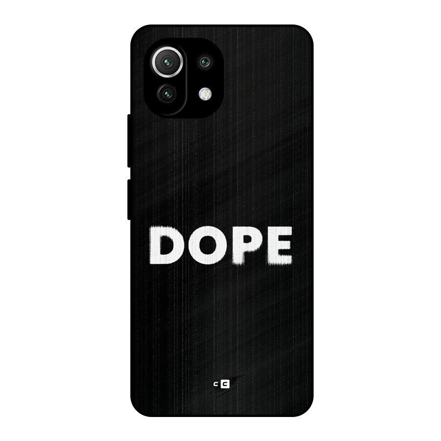 Sense Alert Metal Back Case for Mi 11 Lite