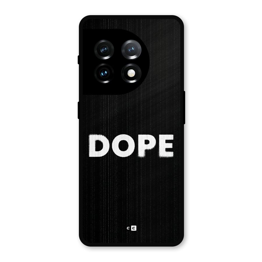 Sense Alert Metal Back Case for OnePlus 11