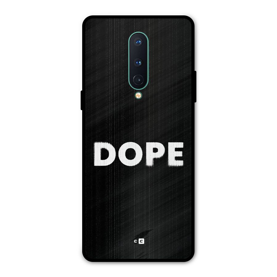 Sense Alert Metal Back Case for OnePlus 8