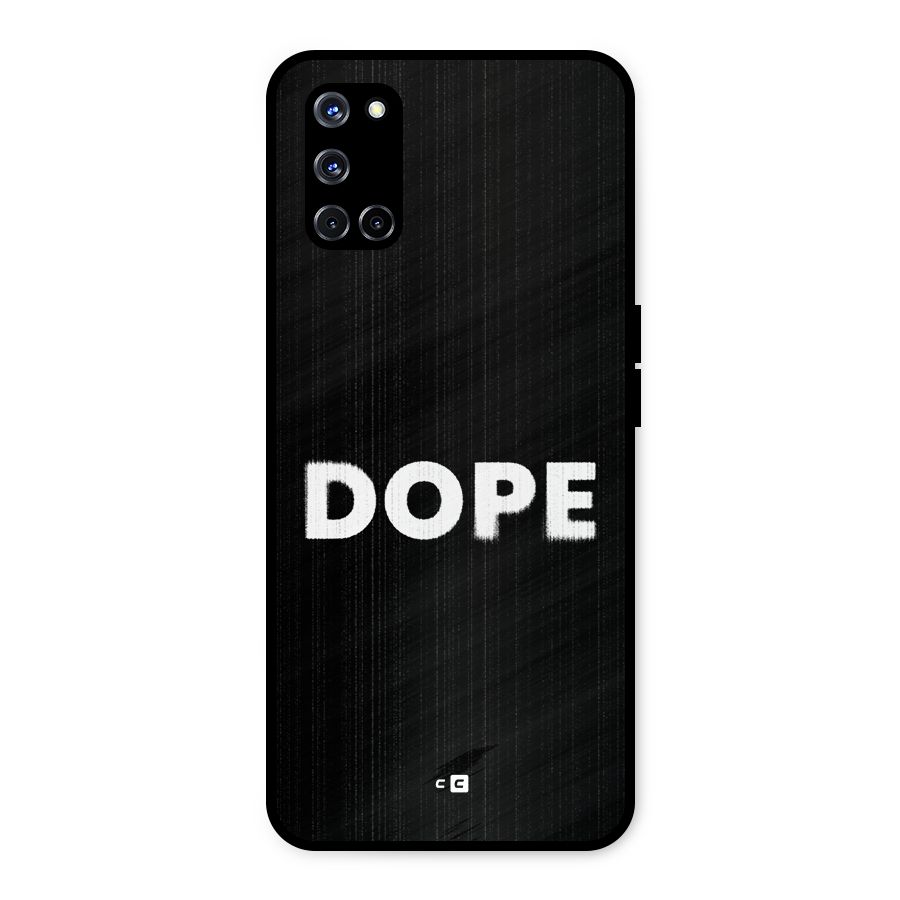 Sense Alert Metal Back Case for Oppo A52