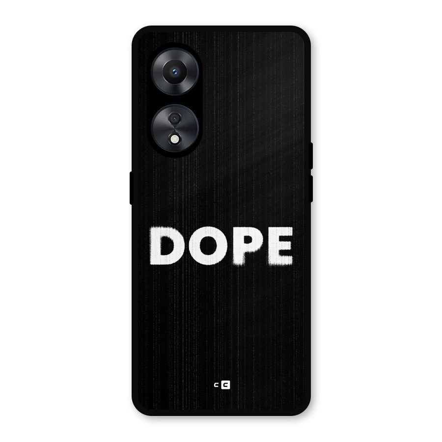 Sense Alert Metal Back Case for Oppo A78