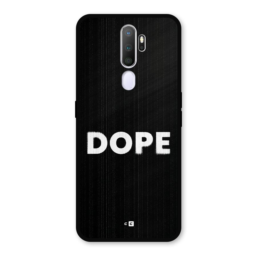 Sense Alert Metal Back Case for Oppo A9 (2020)