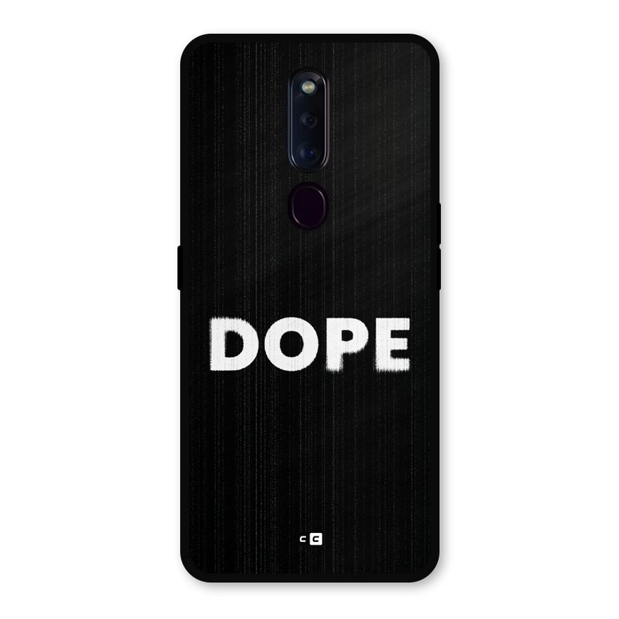 Sense Alert Metal Back Case for Oppo F11 Pro