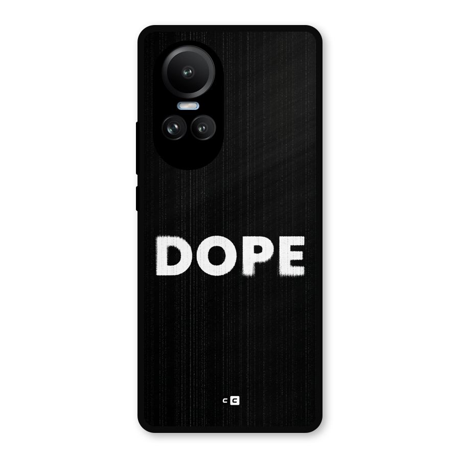 Sense Alert Metal Back Case for Oppo Reno10
