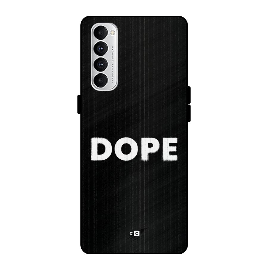 Sense Alert Metal Back Case for Oppo Reno4 Pro