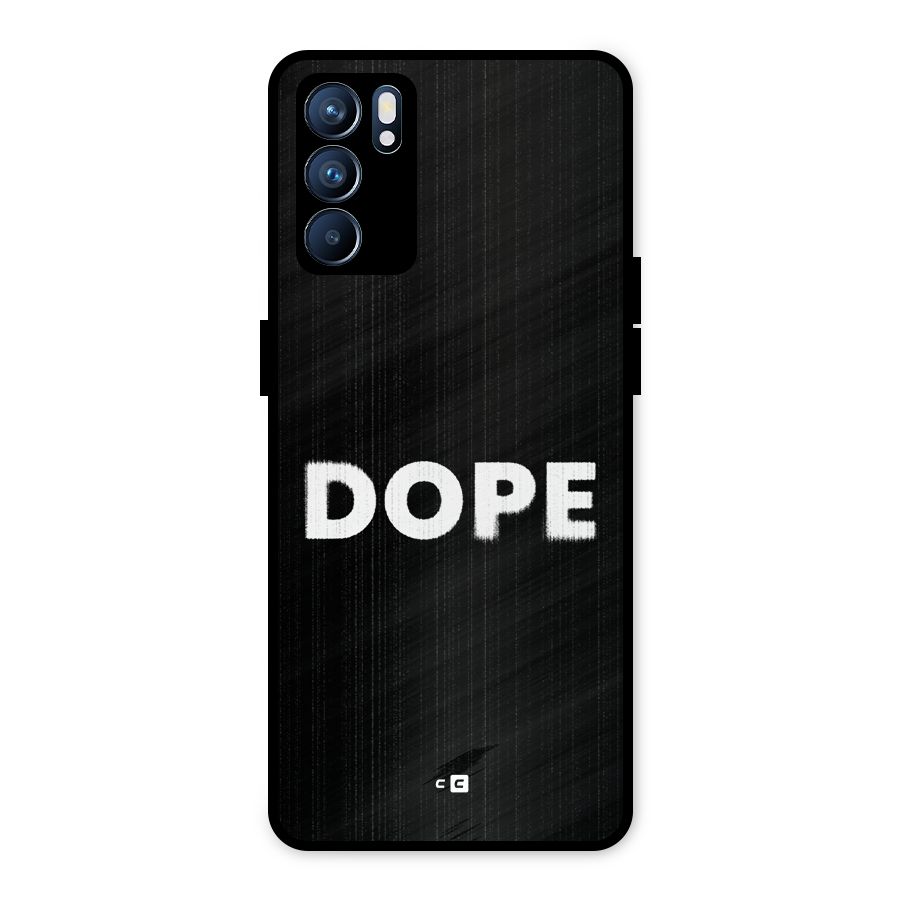 Sense Alert Metal Back Case for Oppo Reno6 5G