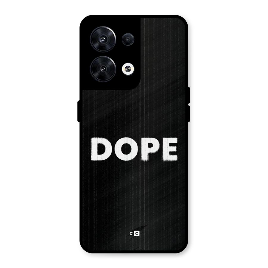 Sense Alert Metal Back Case for Oppo Reno8 5G
