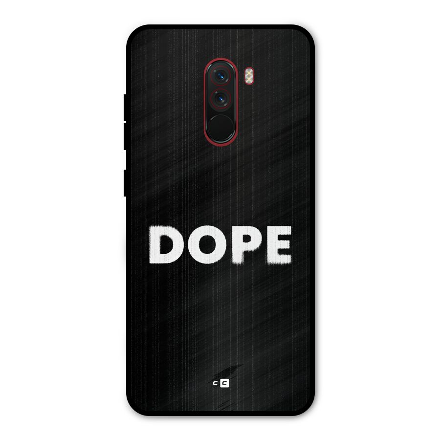 Sense Alert Metal Back Case for Poco F1
