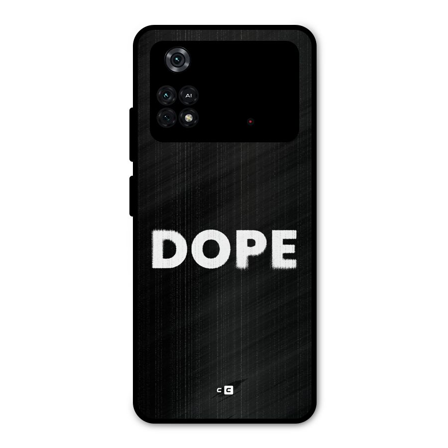 Sense Alert Metal Back Case for Poco M4 Pro 4G