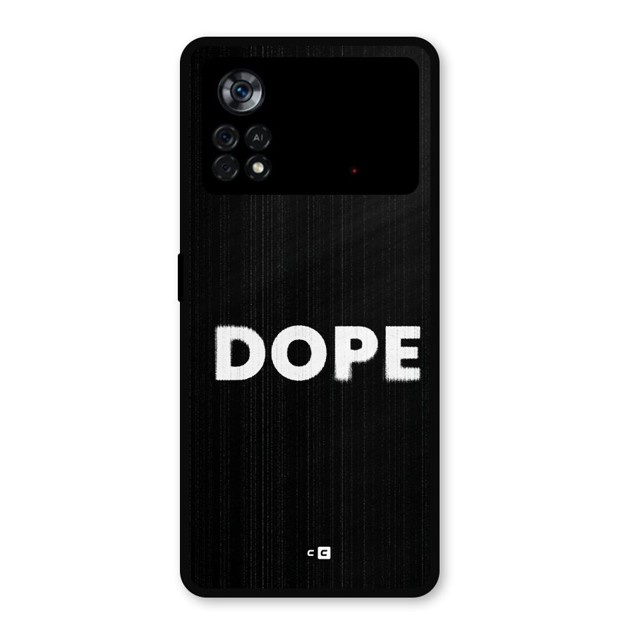Sense Alert Metal Back Case for Poco X4 Pro 5G