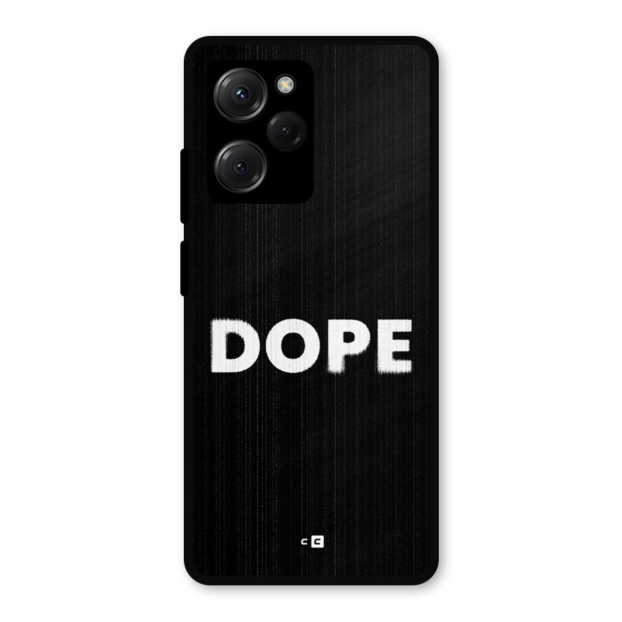 Sense Alert Metal Back Case for Poco X5 Pro