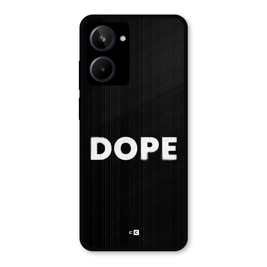 Sense Alert Metal Back Case for Realme 10