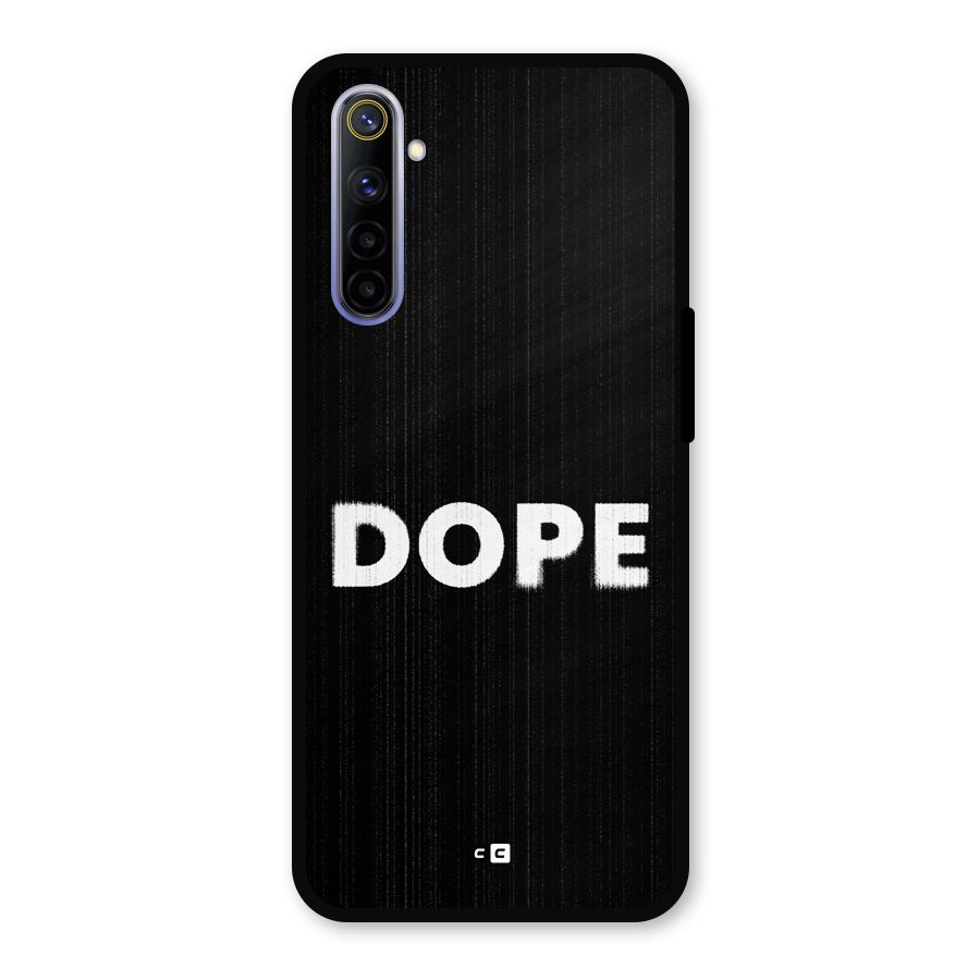 Sense Alert Metal Back Case for Realme 6