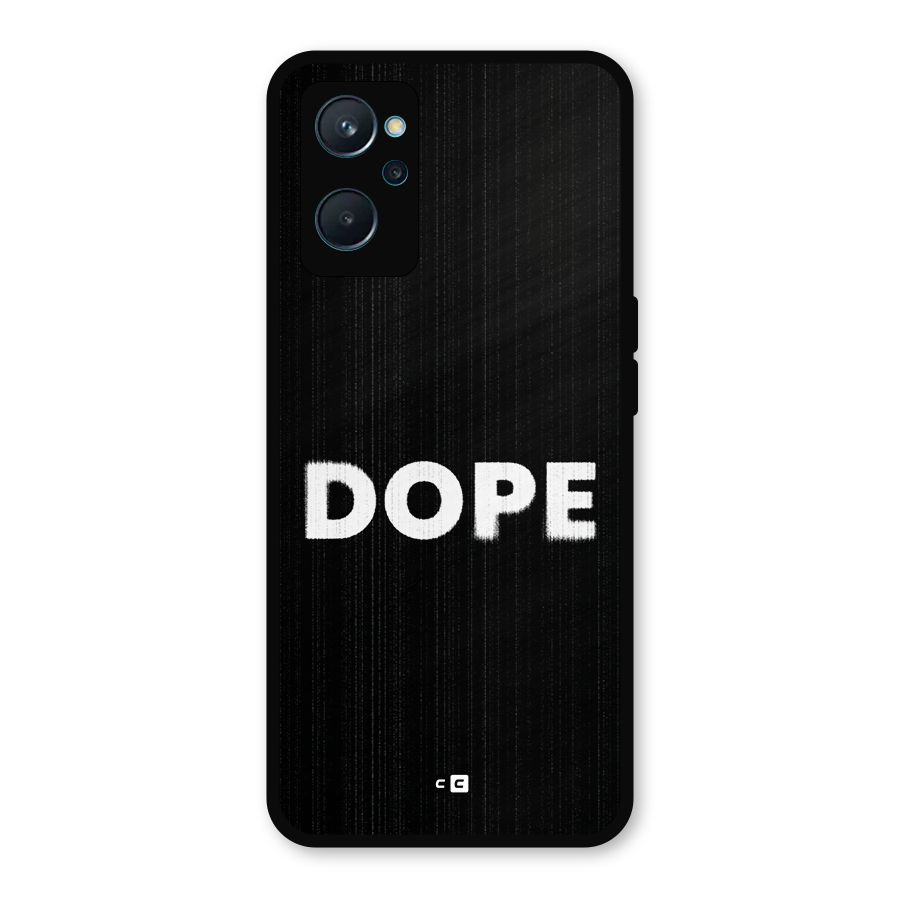 Sense Alert Metal Back Case for Realme 9i