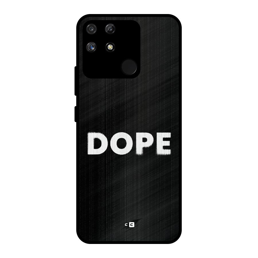 Sense Alert Metal Back Case for Realme Narzo 50A