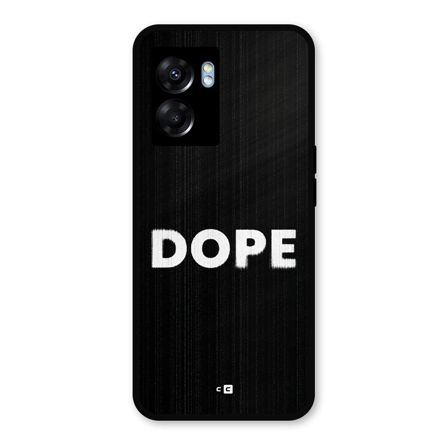 Sense Alert Metal Back Case for Realme Narzo 50 5G