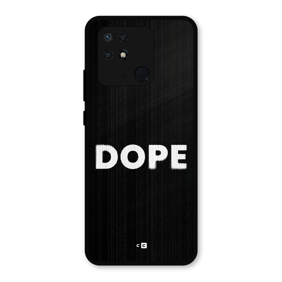 Sense Alert Metal Back Case for Redmi 10 Power