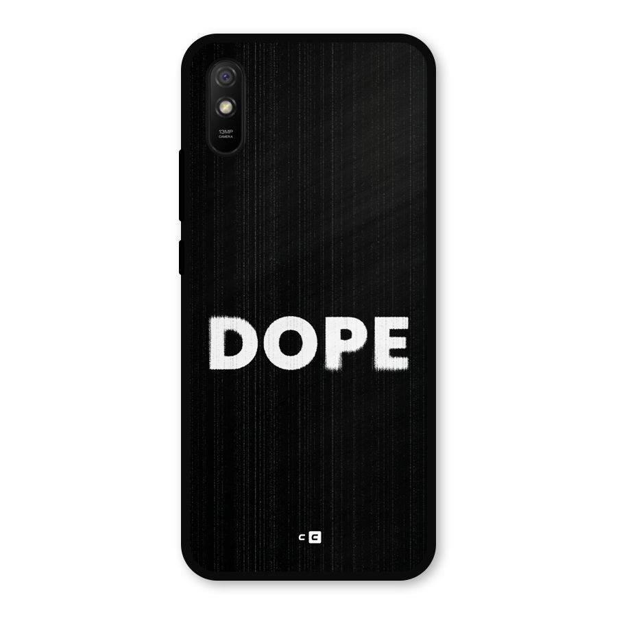 Sense Alert Metal Back Case for Redmi 9a