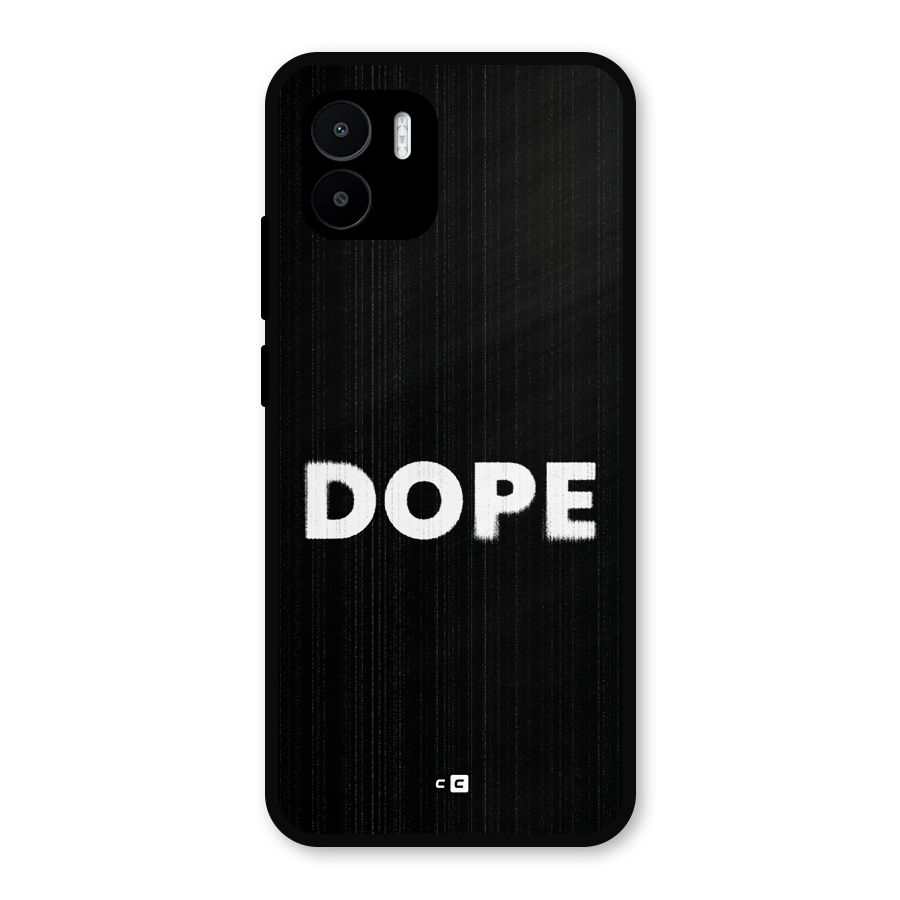 Sense Alert Metal Back Case for Redmi A1