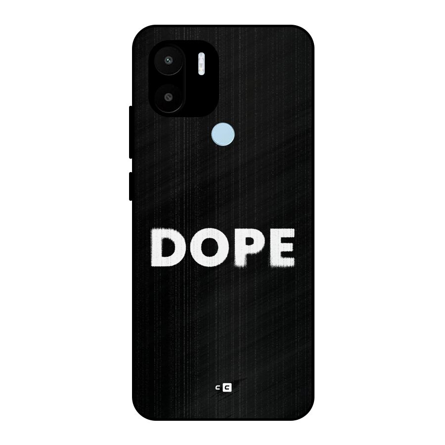 Sense Alert Metal Back Case for Redmi A1 Plus