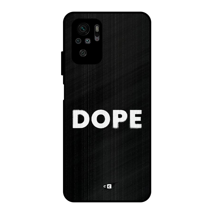 Sense Alert Metal Back Case for Redmi Note 10S