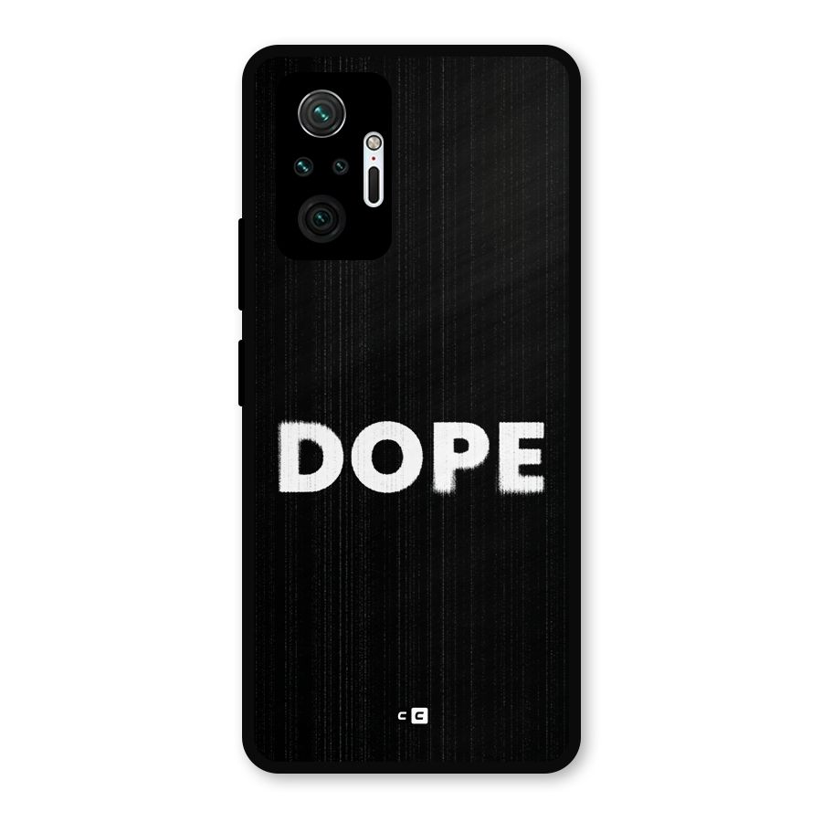 Sense Alert Metal Back Case for Redmi Note 10 Pro