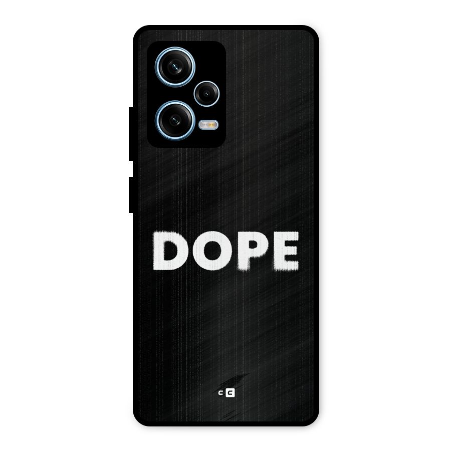 Sense Alert Metal Back Case for Redmi Note 12 Pro